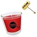 Produktbild tumundo Fashion Candle Schmuck-Kerze Erotik Liebe Vibrierendes Zungen-Piercing Duftkerze Mann Frau Intim Vibrator Rot, Farbe:golden