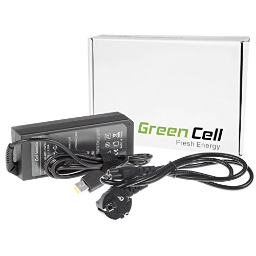 Green Cell® Netzteil / Ladegerät inkl. Stromkabel für Notebook / Laptop Lenovo G50-45 80E3 (Ausgangsspannung: 20V 3.25A 65W, Steckermaße: Slim mit Stift nach innen)