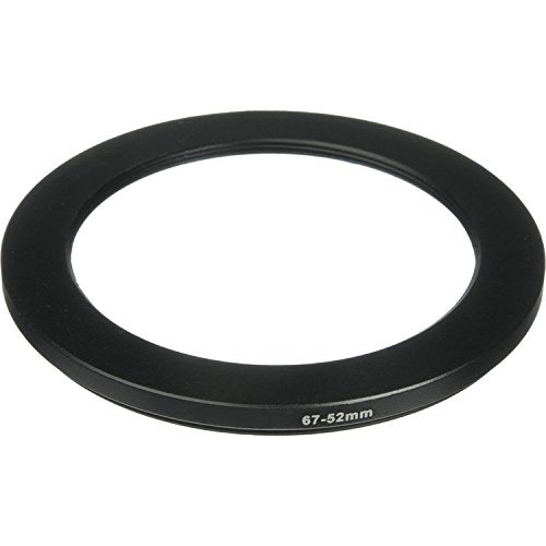Phot-R 67-52mm Negro Aluminio De bajada paso a paso anillo adaptador de filtros de camara y lentes