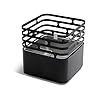 Hfats Cube Feuerkorb Grill Hocker Feuerstelle Feuerkorb Edelstahl Schwarz Feuerschale Garten Terrasse