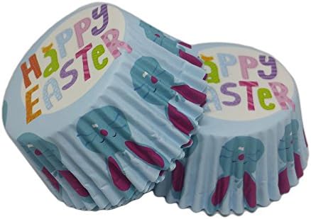 Easter Cupcake Cases And Picks - 48 Pack (Purple)