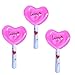 Produktbild STOBOK 3 stücke Blinkende Knicklichter Aufblasbare Herz Wand LED Leuchten Fairy Stick Kinder Parteibevorzugung