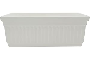 The HC Companies Flower Box, White, 30"
