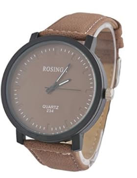 Souarts Damen Kaffeebraun Mattglasbirne Armbanduhr Armreif Uhr mit Batterie Zifferblatt