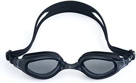 Swiming Goggles Swim Glass WECEN Swim Goggles Clear Swimming Goggles with Hydrodynamic Design HD Lenses UV Protection Anti Fog Adjustable Nose Bridge for Adults(Black)