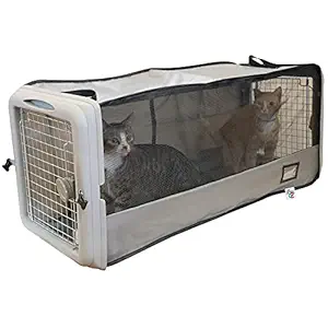 SportPet Car Seat Pet Crate, Car Kennel, Pet Tube Kennel, Pop Open Crate