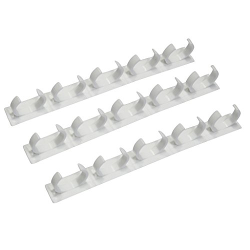 Kurtzy TM Kräuter- und Gewürzgläser Halterklips Set Regal Schrank –für 12 Gewürzgläser- Küchenhilfe