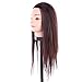 Anself Hair Hairdressing Training Head Practicing and Training Purpose with Clamp Practice Model Mannequin Cut for Salon