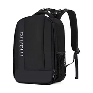 MOSISO Camera Backpack, DSLR/SLR/Mirrorless Photography Case Water Repellent Buffer Padded Shockproof Bag with Customized Modular Inserts&Tripod Holder Compatible with Canon,Nikon,Sony etc, Black