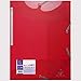Produktbild EXACOMPTA - Chemise a élastiques 3 rabats - 24 x 32 - Polypropylene translucide lisse brillant 5/10eme - Couleur rouge