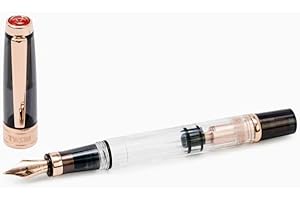 Twsbi Diamond 580 Smoke Rose Gold II pennino EF - Penna Stilografica