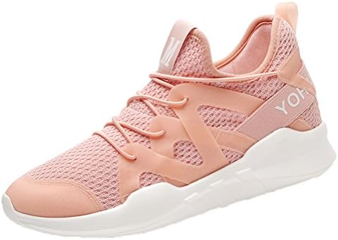 Women Lady Casual Sneakers Shoes Breathable Runnign Hiking Shoes(4.5 UK, Pink)