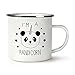 Produktbild I'm A Pandicorn Einhorn Retro Emaille Becher