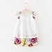 Internet Baby Girl Summer Clothing Sets Chiffon Vest Top + Floral Short Pants under 4 Years Old (80/1-2 years old, Orange)