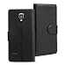 Produktbild Huawei Y5 Bookstyle Hülle, Conie Mobile PU Leder Schutzhülle Handytasche Bookcase Tasche Premium Klapphülle in Schwarz