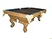 Produktbild 8 Ft. Billardtisch Tunierpoolbillard Poolbillard Modell" Webster" Farbe: Natur Tusch Blau Pool Billard mit 3cm starken Schieferplatten Maß:254x142cm