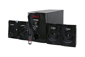 Krisons Nexon 4.1 Channel Wireless Bluetooth Satellite Speaker (Black)