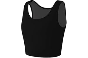 Jumwa Binder Binder Transgenre FTM Half Pull Débardeur Débardeur Soutien-gorge de compression pour les femmes