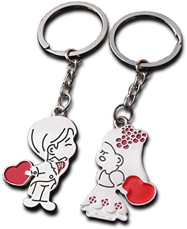 AtlantisForYou Couple Keychain Keyring Lover Sweetheart Gift for Valentine's Day Wedding