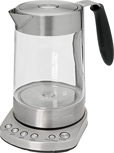 Profi Cook PC-WKS 1020 G Glas- Tee- Wasserkocher 2 in1 - 2