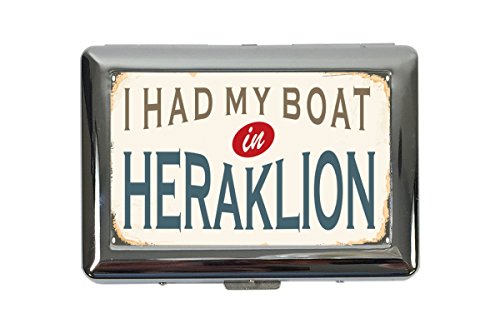 Preisvergleich Produktbild Zigarettenetui Box Fernweh Stadt Heraklion Griechenland Bedruckt