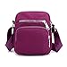 Produktbild MOONQING Kleine Umhängetasche Warterproof Messenger Bag Umhängetasche Casual & Travel Sling Bag, lila