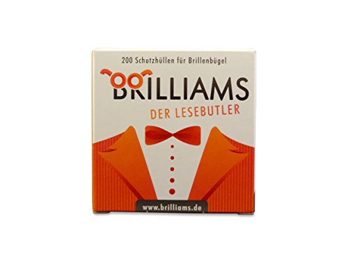 Premium Brillenbügelschutz 200 Stück perfekt für Brillenträger. Schützt die Brillenbügel zuverlässig bei Haarcolorationen / Haarfärbungen und Gesichtsmasken / Brilliams der Lesebutler Brillenschutz