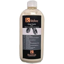 Koolnet NETSHOES - Cirage Chaussure Liquide incolore pour cireuse Chaussure et utilisable à la Main - Flacon de 500ml