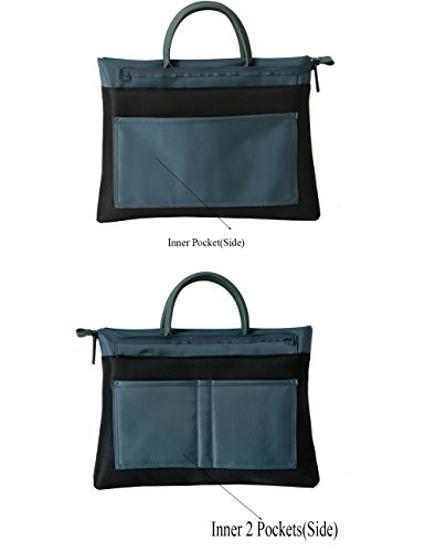 iSuperb Laptoptasche Wasserdichte Notebooktasche Aktentasche Laptop bag Büro Briefcase Für Laptop Passt 11-15.6 Zoll mit 45x35cm - 4