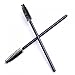 Gleader 100pcs Disposable Eyelash Black Mascara Wand Applicator Brush