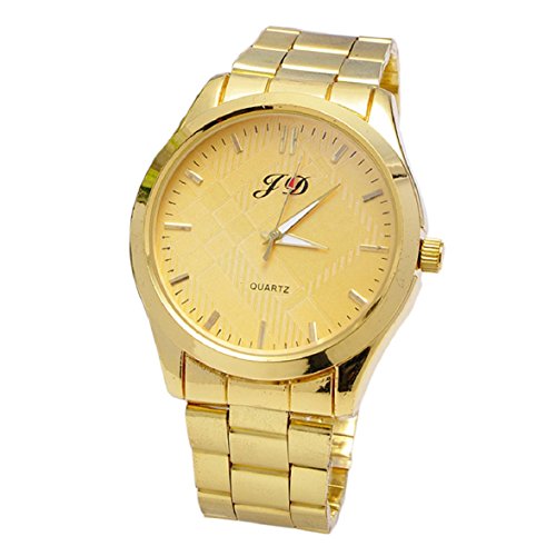Culater Luxus Gold band Quarz Analog Edelstahl Armbanduhr Mnner uhr gold