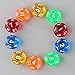 Produktbild LouiseEvel215 10pcs / Set transparente Mehrfarben-12-seitige Rolle, die Spiel spielt, würfelt D12 neues freies Verschiffen Neue Marke