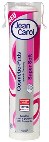 Jean Carol Duo Pads Super Soft mit Aloe Vera (Abschminkpads), 2er Pack (2 x 60 Stück)