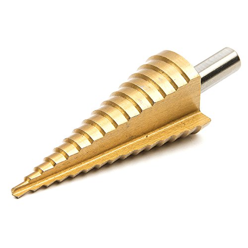 Hakkain Stufenbohrer HSS Titanbeschichtet Stahl 4/12/20/32mm Boherset für Elektrowerkzeug1 Set ,3tlg. - 7