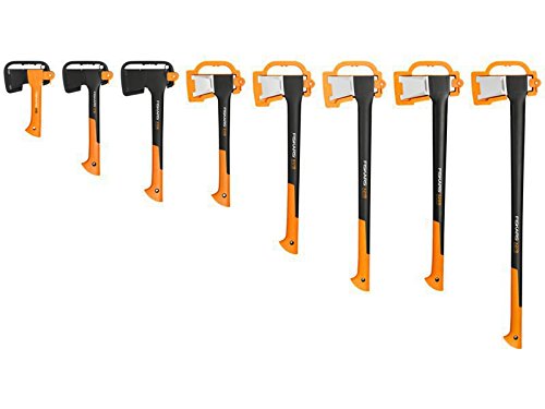 Gartenpaul Set: FISKARS Spaltaxt X27 – XXL + FISKARS Universalaxt X10 – S + GARTENPAUL Axt- und Messerschärfer - 4