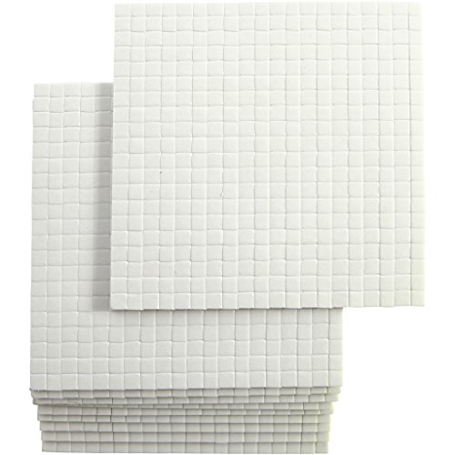 3D-Klebepads, Größe 5x5x3 mm, 10 Blatt