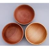 3er Set Holzschalen hoch Apfel, Kirsche, Birne / Unikat Design Sortierschälchen Montessori Schale Holz Obstschale Öko Natur Teller Sortieren Waldorf Öko Pikler