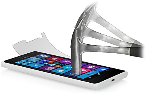 StilGut Displayschutzfolie Panzerglas für Nokia Lumia 730 (2er-Pack)