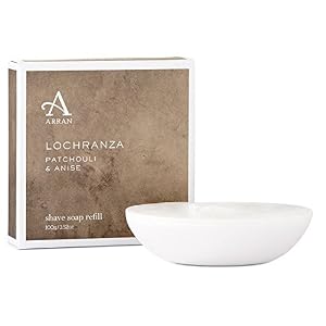 Arran Lochranza Patchouli and Anise Shaving Soap Refill and After Shave Balm Set - Image 3