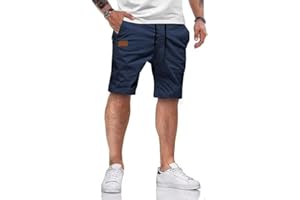 Tansozer Pantaloncini Uomo Estivi Casual Shorts con Tasche