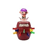  Fácil de jugar: Pulse el pirata en el barril, torcerla para unos pocos redonda, entonces todo el mundo juega el turno para deslizar las espadas de colores en el cañón, hasta que alguien dispare la posición correcta. Por último, el pirata salga hacia fuera, juego ha terminado