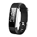 Produktbild Herzfrequenz Monitor, nelnissa ID 115plus HR Smart Wasserdicht Fitness Tracker Armbanduhr