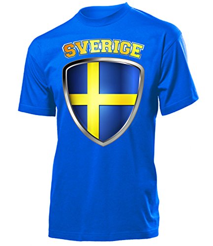SCHWEDEN FANSHIRT 3201 Herren T-Shirt (H-B) Gr. L
