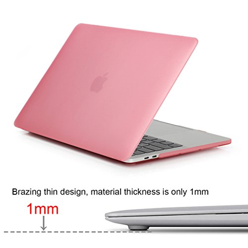 Dokpav® MacBook Pro 13″(2016) Hülle, Glatt Weich Berühren Matt Hart Case Cover für Apple MacBook Pro 13 Inch A1706, A1708 2016 Release – Rosa - 4