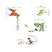 Winhappyhome Wall Stickers Dragon Animal Zoo Children Bedroom Kindergarten Background Removable Decals