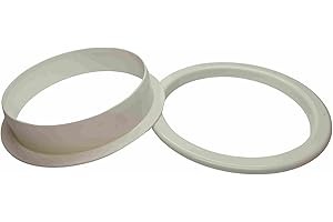 Naturii Anillos de soporte para bolsa filtrante compatibles con Desjoyaux – Par de anillos interiores y exteriores de plástico ABS resistente