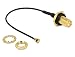 Produktbild DeLOCK 89482 0,1 m SMA MHF/U. fl-lp-068 grau – Koax Kabel, Koaxial Kabel (SMA MHF/U. fl-lp-068, grau, Polybeutel)