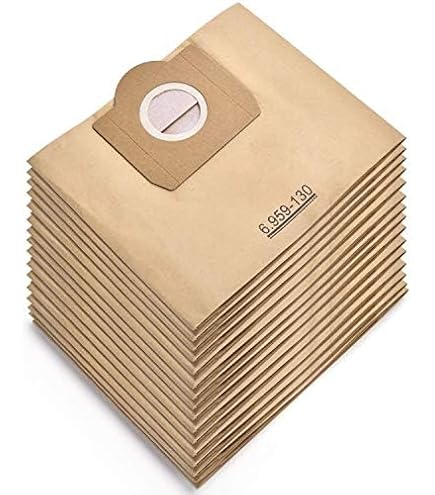Vhbw 5x Bolsa Aspiradora Reemplaza Nilfisk 60910 Para Aspiradora Papel 70 6 Cm X 24 Cm Marron 84020052