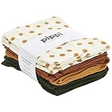  pippi Unisex Baby 8er Pack Windeln mit verschiedenen Motiven Badebekleidungsset, Mehrfarbig (Adobe 213), (Herstellergröße:70x70)