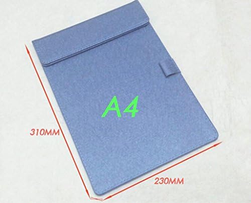 odefc Leather Surface A4 Magnetic Signature Clip Conference Pad Clip A5 Meeting Pad Clip Hotel Dedicated B5 Pad Clip Clip ( Color : *1-Blue , Size : A4 )